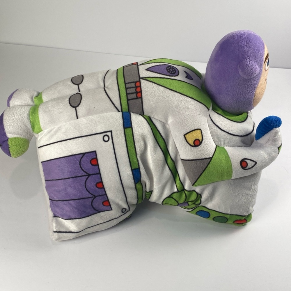Buzz Lightyear Pillow Pet Pal 17x12 Toy Story Discontinued Very Good Condition - Picture 3 of 7